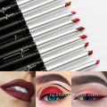 Wholesale Customized Waterproof 12 Colors Makeup Private Label Lip Liner Pencil